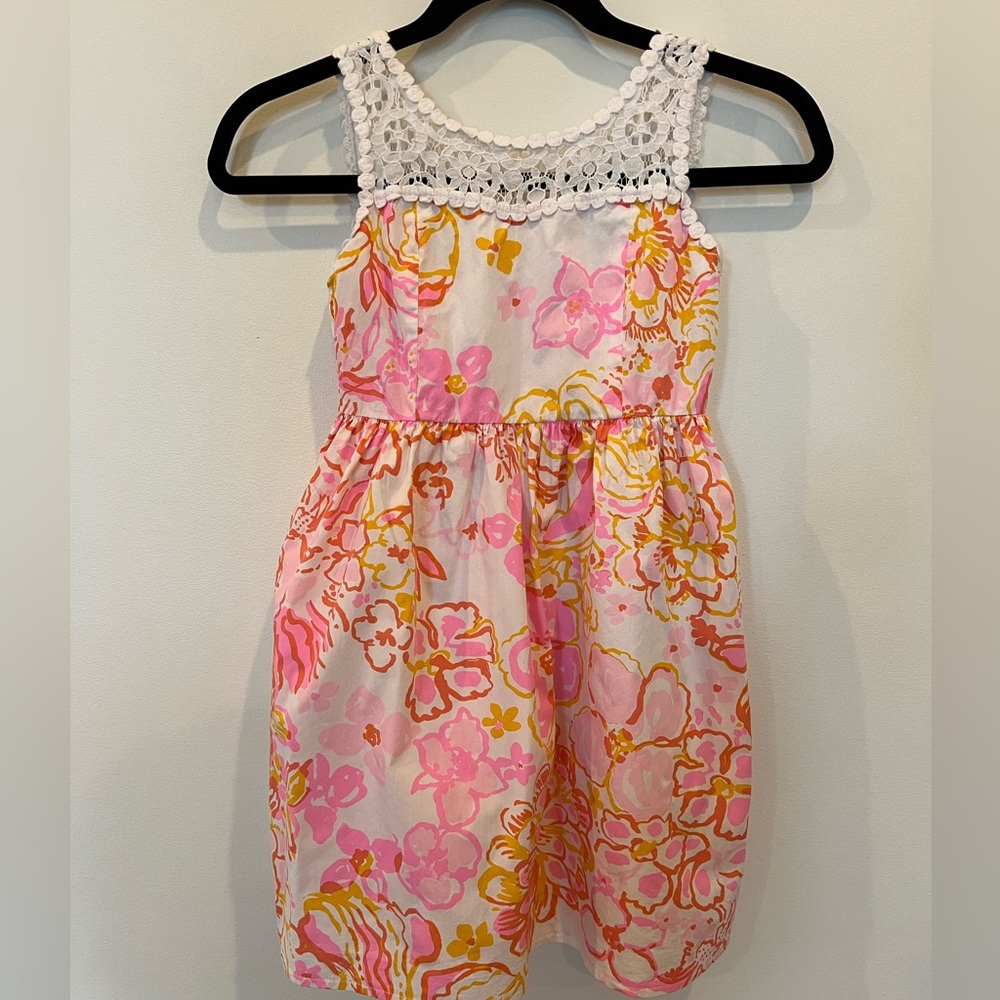 Lilly Pulitzer Girls Dress with Lace